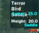 Engram: Terror Bird Saddle