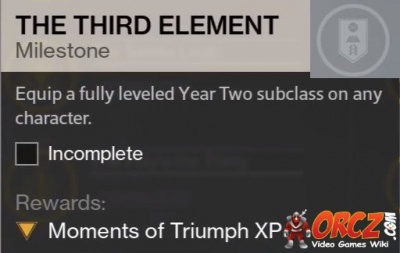 The Third Element in Destiny: The Taken King