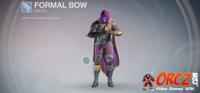 Formal Bow in Destiny: The Taken King