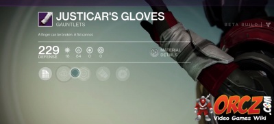 Justicar's Gloves in Destiny.