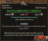 Battle Minstrel's Mantle