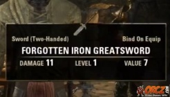 Forgotten Iron Greatsword