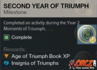 Second Year of Triumph