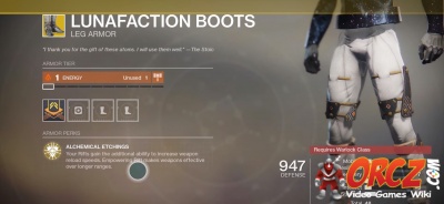 Lunafaction Boots in Destiny 2: Wiki.