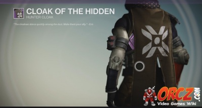 Cloak of the Hidden in Destiny.