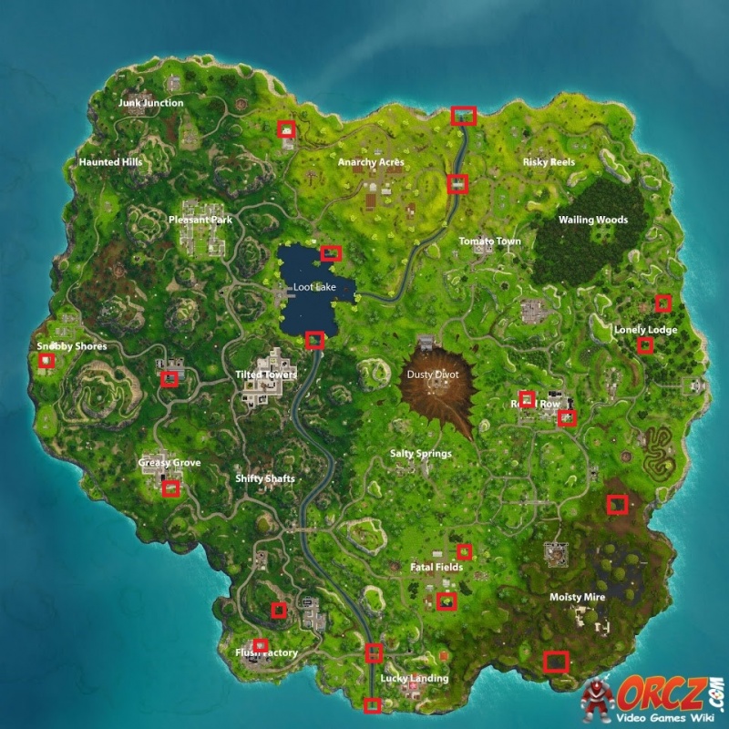 Rubber Duckies Fortnite Challenge Locations Fortnite Battle Royale Rubber Duckies Locations Orcz Com The Video Games Wiki