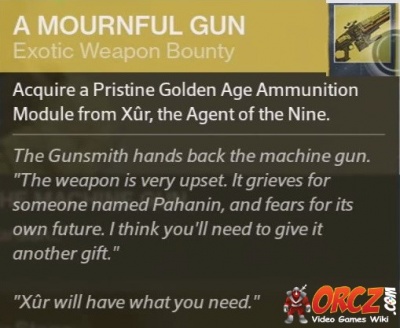 A Mournful Gun - Exotic Bounty