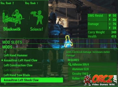 Fallout Assaultron Left Shock Claw Orcz Com The Video Games Wiki
