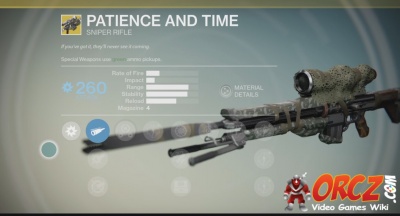 Patience and Time in Destiny.