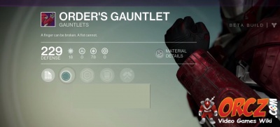 Order's Gauntlet in Destiny.