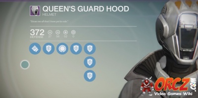 Queen's Guard Hood in Destiny.