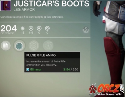 Justicar's Boots in Destiny.