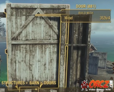 Fallout 4 Barn Door Orcz Com The, Wooden Barn Doors Fallout 76