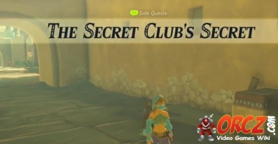 Zelda BoTW Secret Club Secret Quest - How to get Gerudo Password