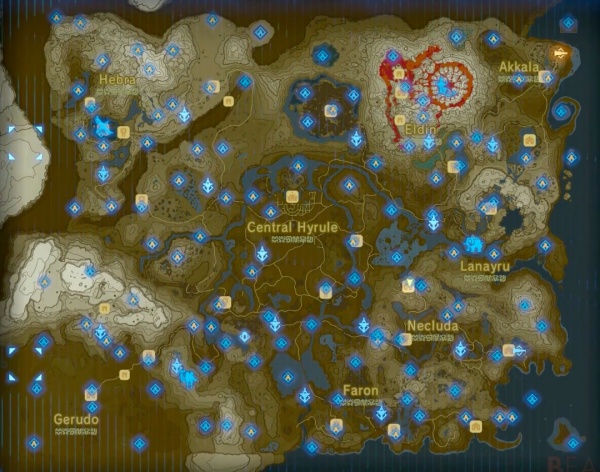 Shrines Map