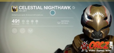 Celestial Nighthawk in Destiny.