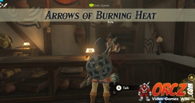 Breath Of The Wild Arrows Of Burning Heat Orcz Com The Video Games Wiki