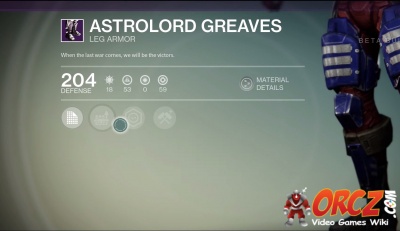 Astrolord Greaves in Destiny.