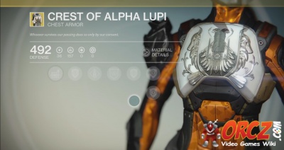 Crest of the Alpha Lupi Titan